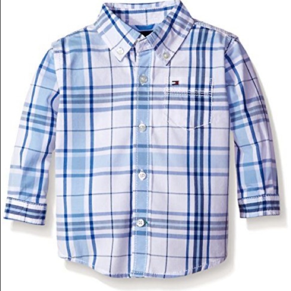 Tommy Hilfiger plaid button up